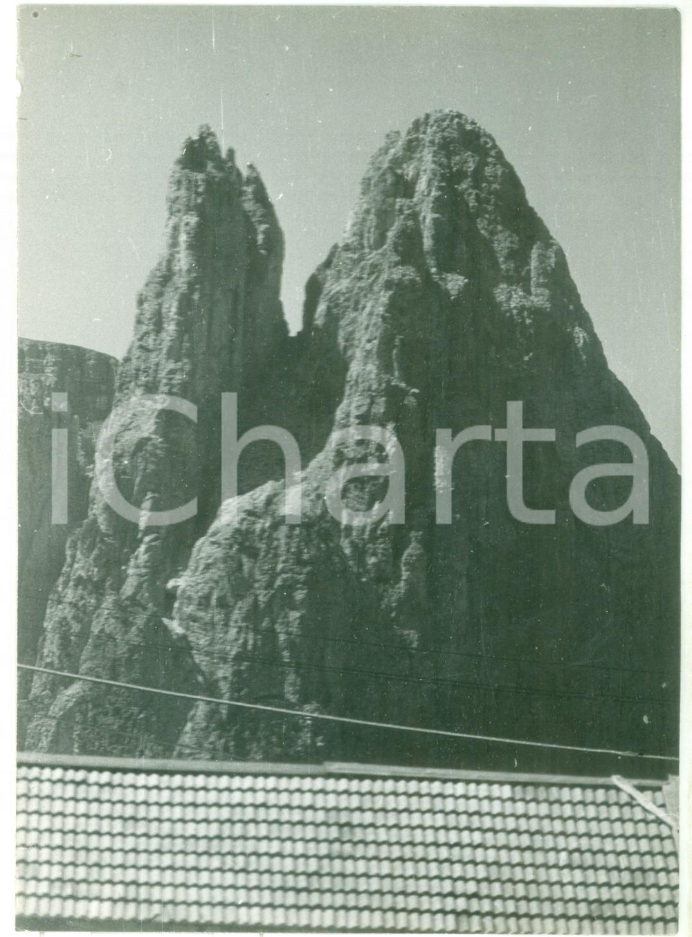Fotografia d epoca originale 1979 VAL DI SIUSI Massiccio dello SCILIAR  Cime Euringer e Santner Foto 13x18 1