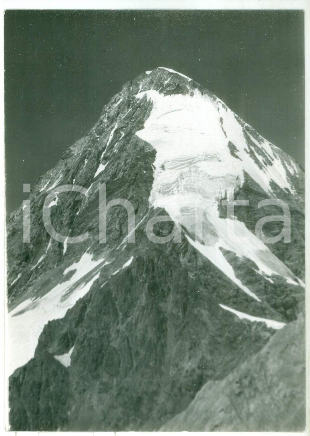 Fotografia d epoca originale 1964 GRUPPO ORTLESCEVEDALE Cima del Gran ZebrÃ¹ Fotografia vintage 13x18 cm 1