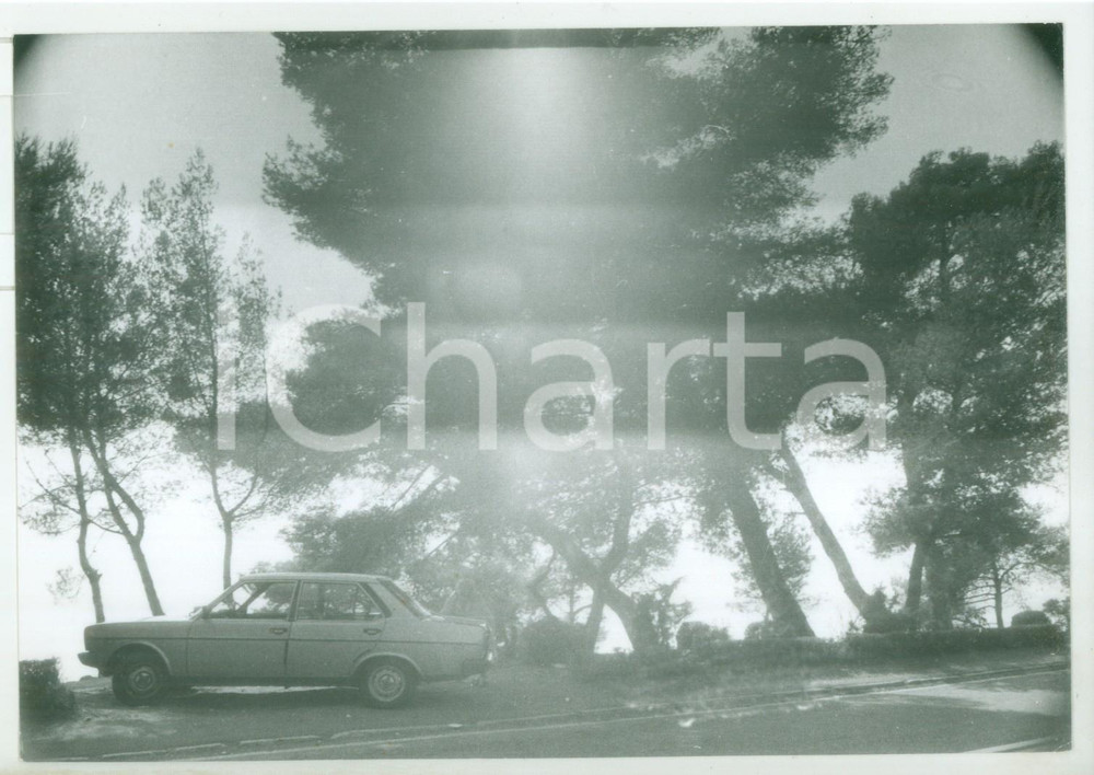 Fotografia d epoca originale 1981 GRIMALDI IM Automobile sulla Via Aurelia Fotografia artistica 18x13 cm 1