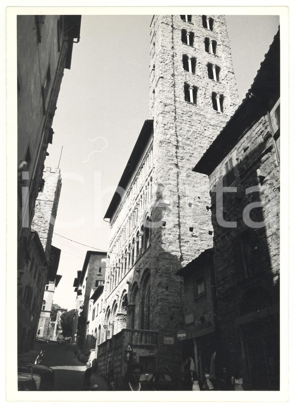 1972 AREZZO Corso Italia - Pieve di SANTA MARIA *Foto VINTAGE 13x18 cm