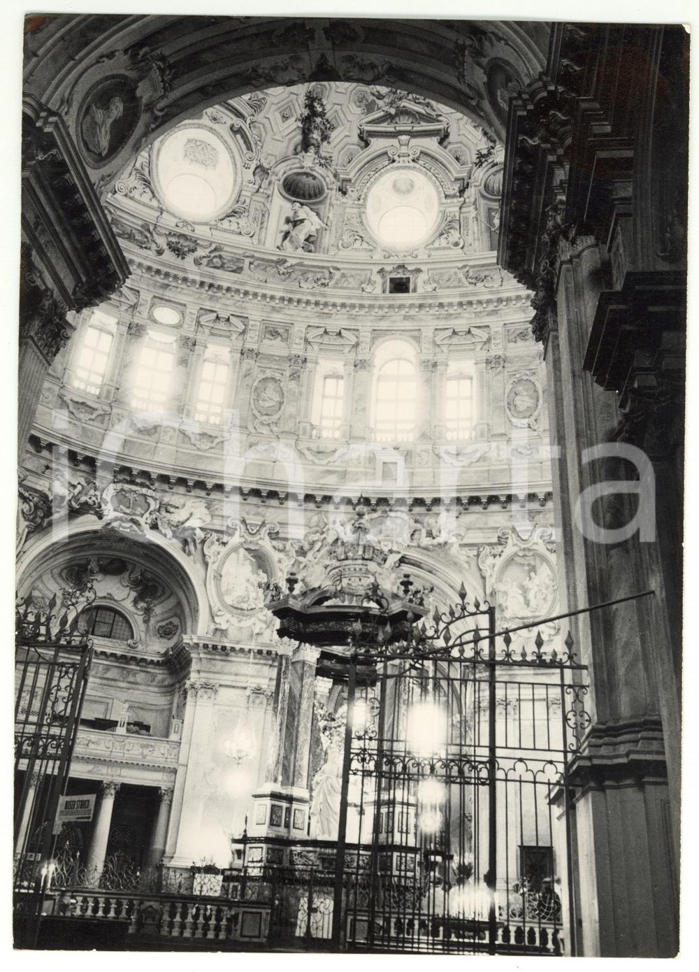 Fotografia d epoca originale 1974 VICOFORTE Interni Santuario della NativitÃ  di Maria Santissima ARTISTICA 1