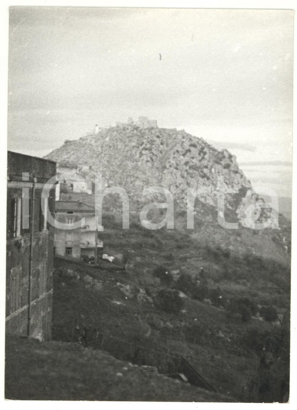 1976 TOLFA (ROMA) Veduta della ROCCA DEI FRANGIPANE *Foto VINTAGE 13x18 cm