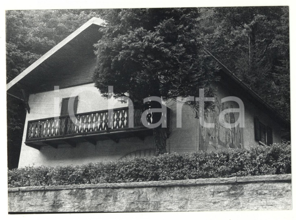 Fotografia d epoca originale 1980 VALLE DEVERO Veduta dell antico forte Foto VINTAGE 18x13 cm 1