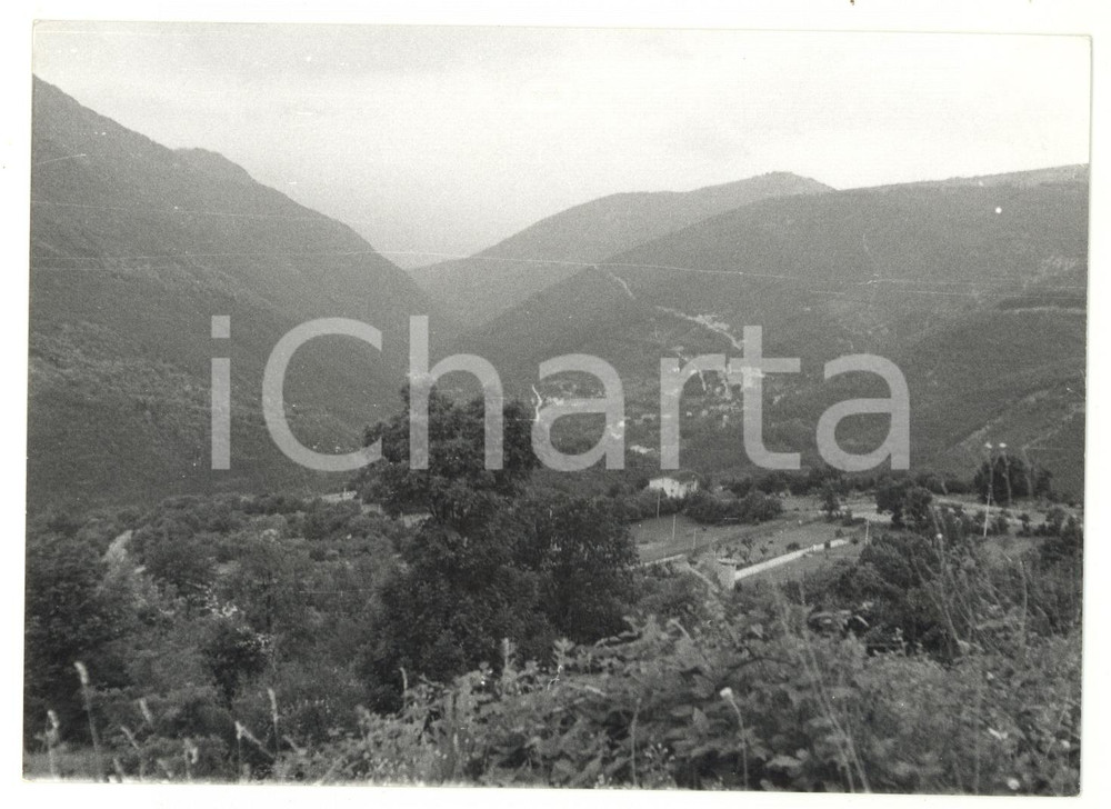 Fotografia d epoca originale 1981 FORCA DELLA SPINA Veduta della catena dei Sibillini Foto VINTAGE 18x13 cm 1