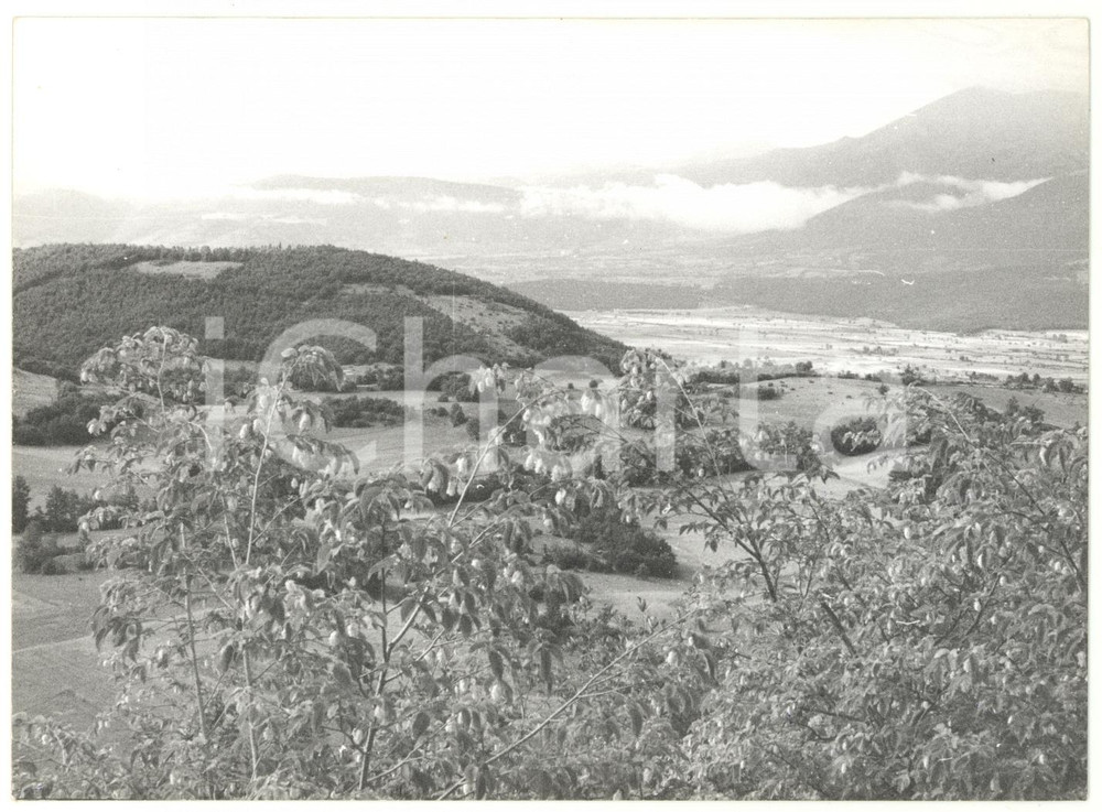 Fotografia d epoca originale 1979 FORCA DELLA CIVITA PG Veduta panoramica piano di SANTA SCOLASTICA Foto 1