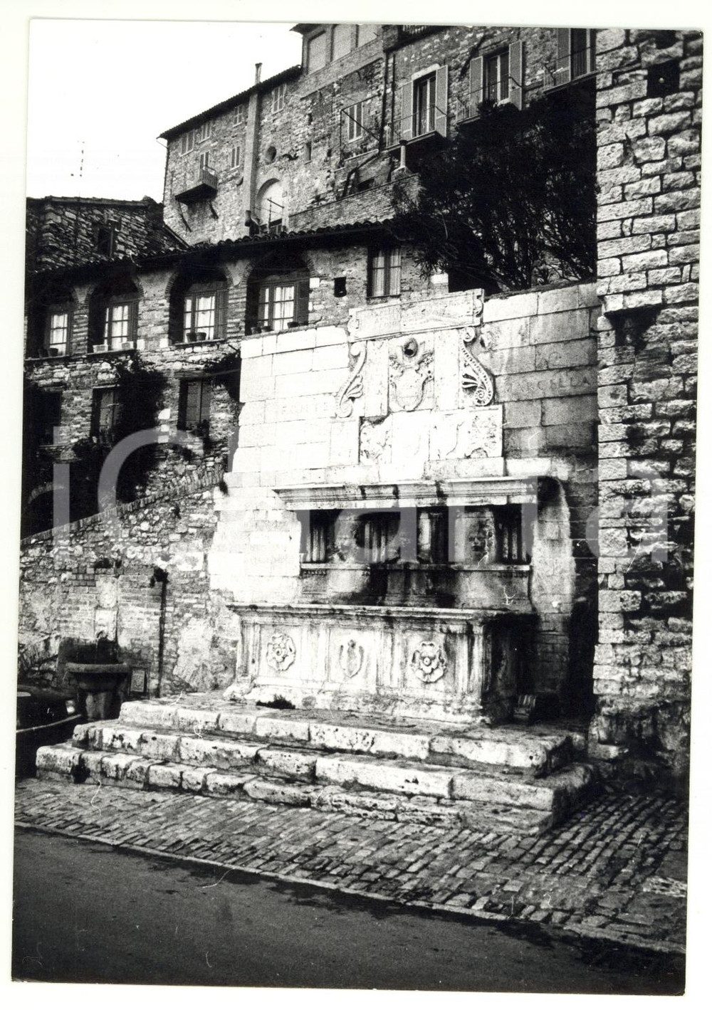 Fotografia d epoca originale 1979 ASSISI Veduta della FONTE MARCELLA Fotografia VINTAGE 13x18 cm 1