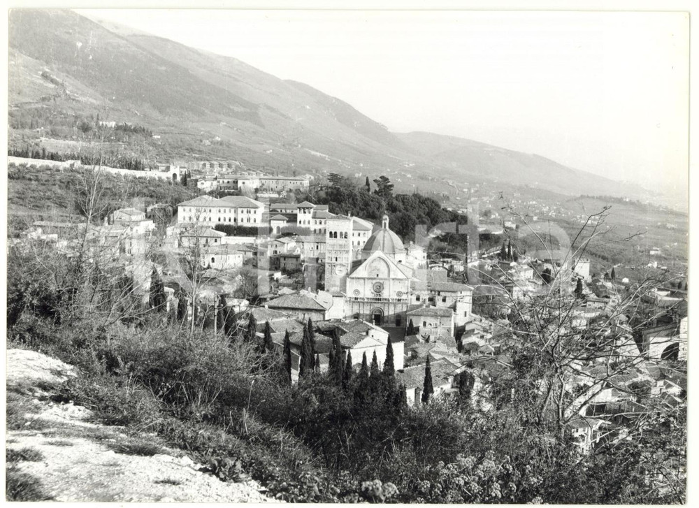 1977 ASSISI Veduta panoramica della città *Fotografia ARTISTICA 18x13 cm