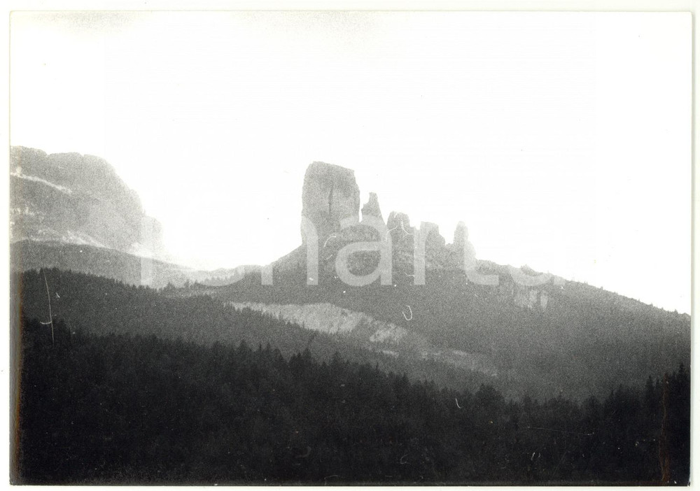 1979 DOLOMITI AMPEZZANE (BL) Veduta delle CINQUE TORRI DI AVERAU *Foto 18x13 cm