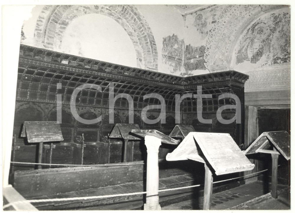 Fotografia d epoca originale 1979 CIVIDALE DEL FRIULI UD Interni del TEMPIETTO LONGOBARDO Foto 18x13 cm 1