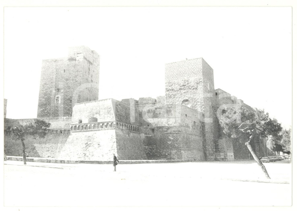 1980 BARI Castello normanno-svevo - Veduta delle torri *Foto VINTAGE 18x13 cm