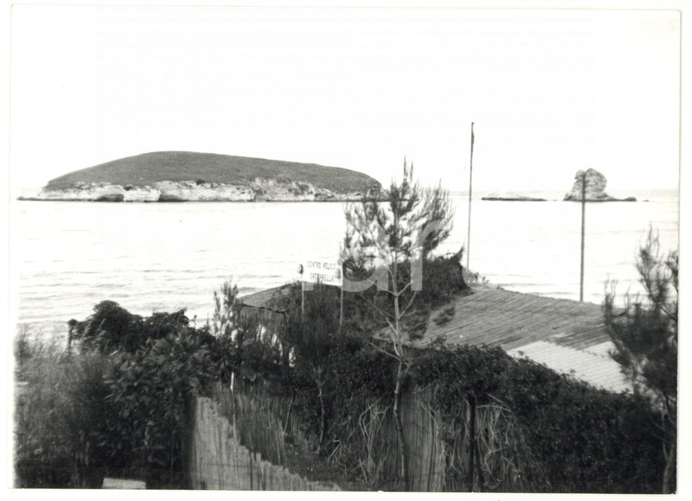 Fotografia d epoca originale 1979 VIESTE FG Spiaggia di Portonuovo  Centro velico GATTARELLA Foto 18x13 1