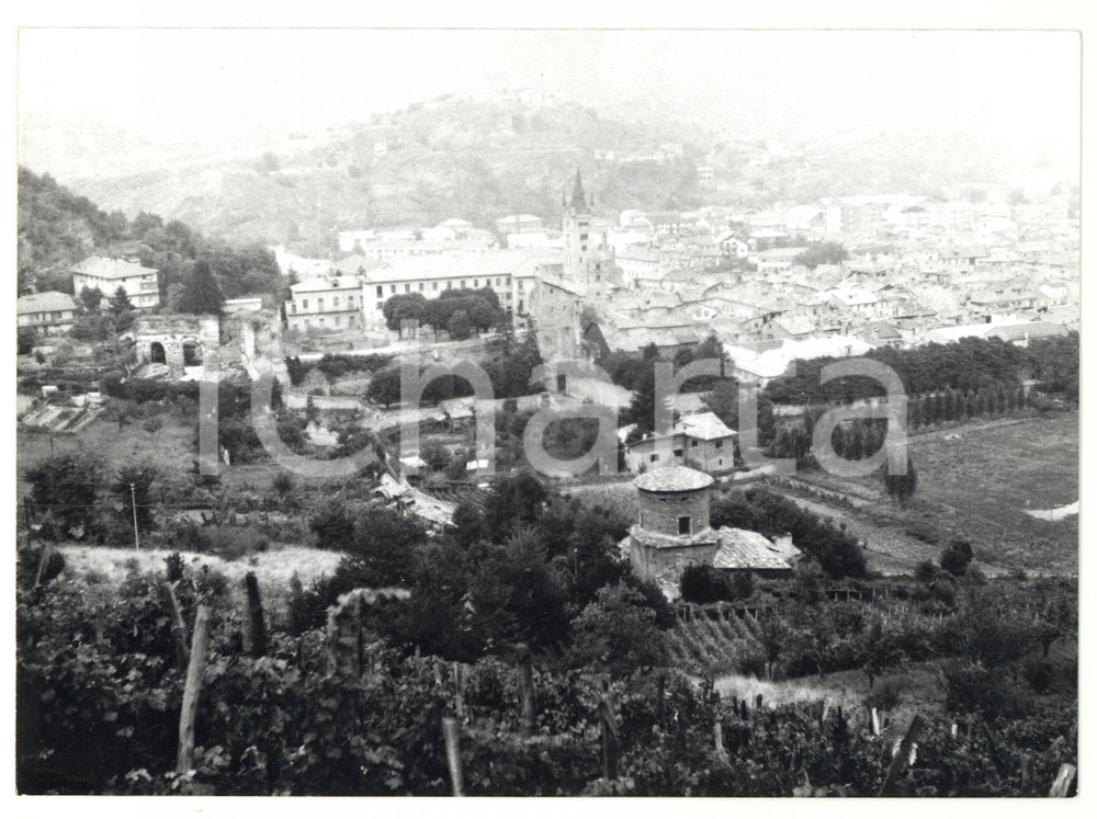 Fotografia d epoca originale 1978 SUSA TO Veduta panoramica del centro storico  Foto 18x13 cm 1