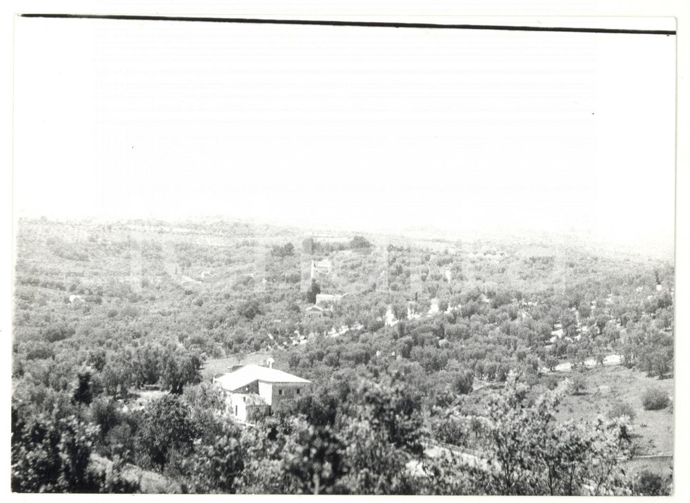Fotografia d epoca originale 1979 LAGO DI VARANO FG Veduta panoramica  Foto VINTAGE 18x13 cm 1