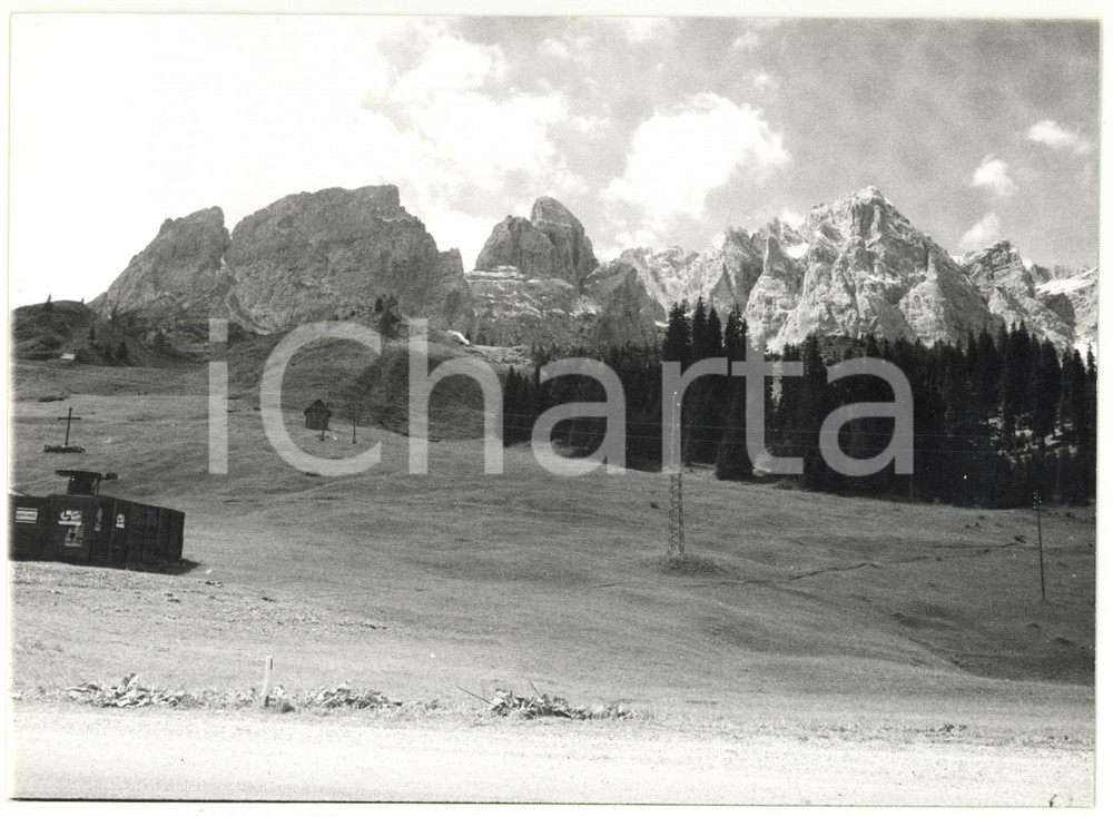 Fotografia d epoca originale 1979 PASSO DI MONTE CROCE COMELICO BL Veduta della cima UNDICI  Foto 18x13 cm 1