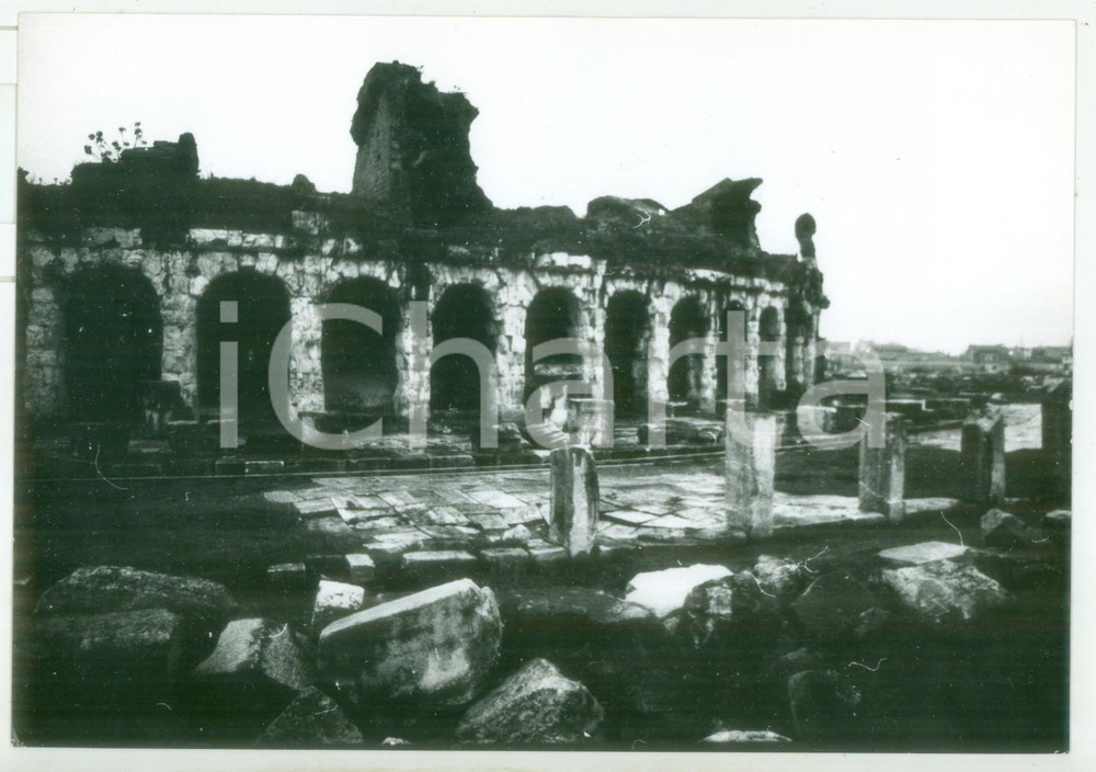 Fotografia d epoca originale 1979 SANTA MARIA CAPUA VETERE Veduta anfiteatro Campano Foto VINTAGE 18x13 cm 1