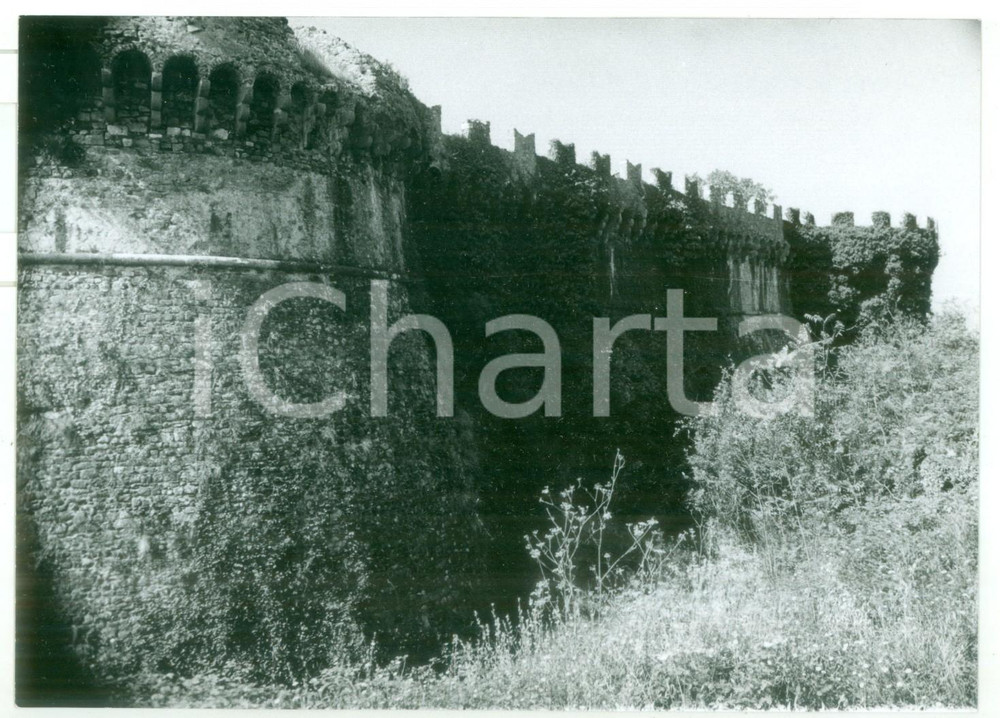 Fotografia d epoca originale 1981 SARZANA Fortezza di Sarzanello  Veduta panoramica FOTOGRAFIA VINTAGE 1