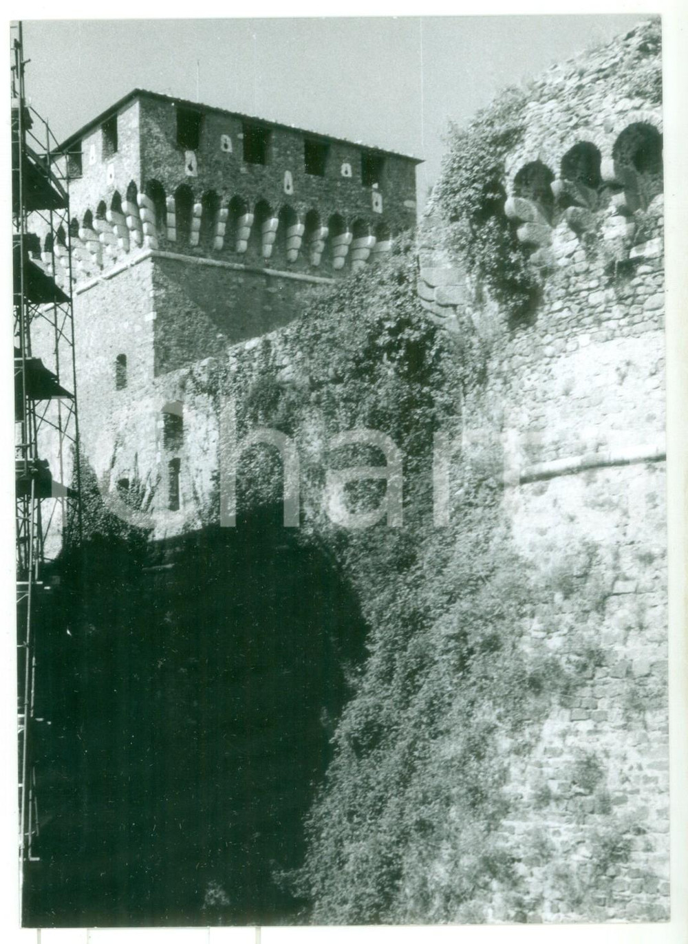 1981 SARZANA Fortezza di Sarzanello - Veduta del mastio *Foto VINTAGE 13x18