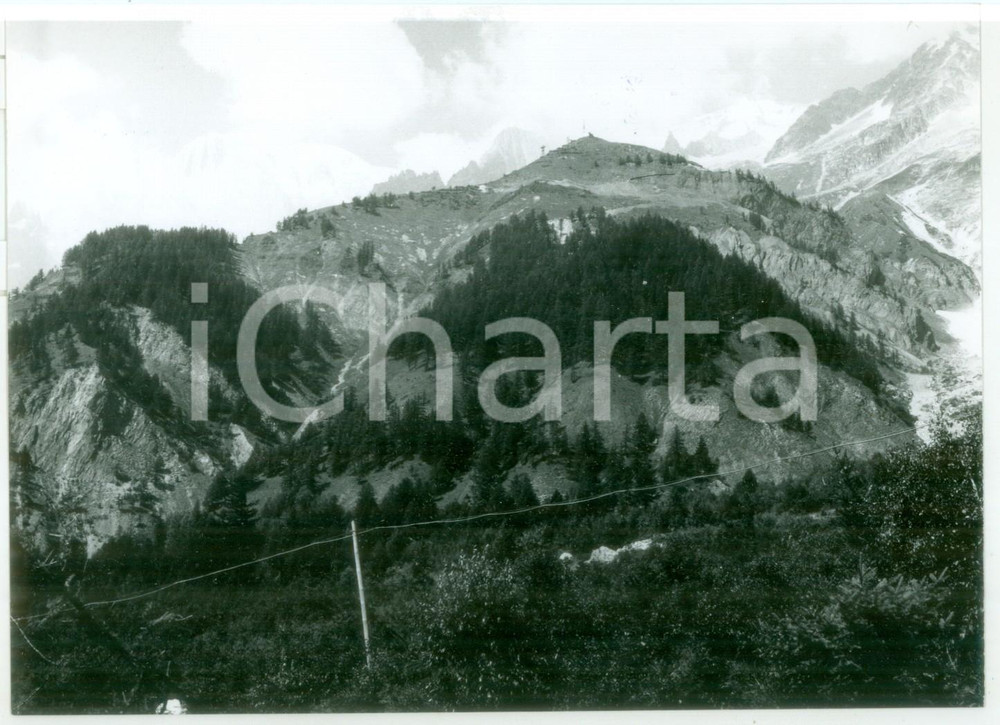 Fotografia d epoca originale 1978 VAL FERRET AO Scorcio del MONTE BIANCO  Fotografia VINTAGE 18x13 1