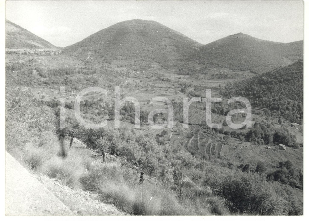 Fotografia d epoca originale 1982 VALLE DEL SACCO Veduta panoramica Foto VINTAGE 18x13 cm 1