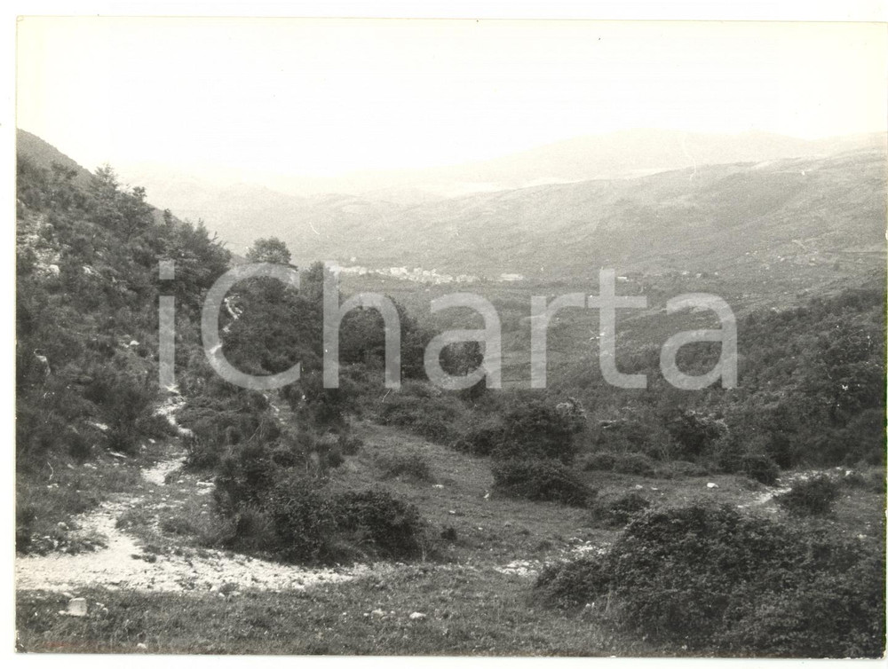 1974 MONTI PRENESTINI Veduta panoramica *Fotografia VINTAGE 18x13 cm