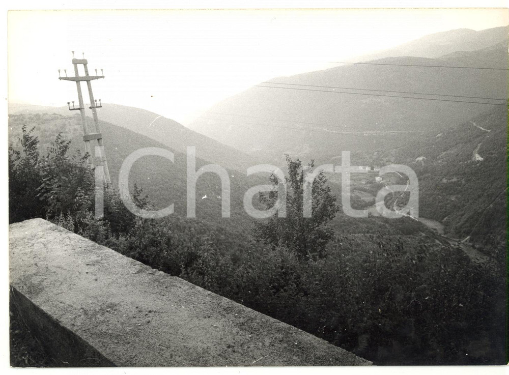 1974 TREVI Veduta del fiume ANIENE *Fotografia VINTAGE 18x13 cm