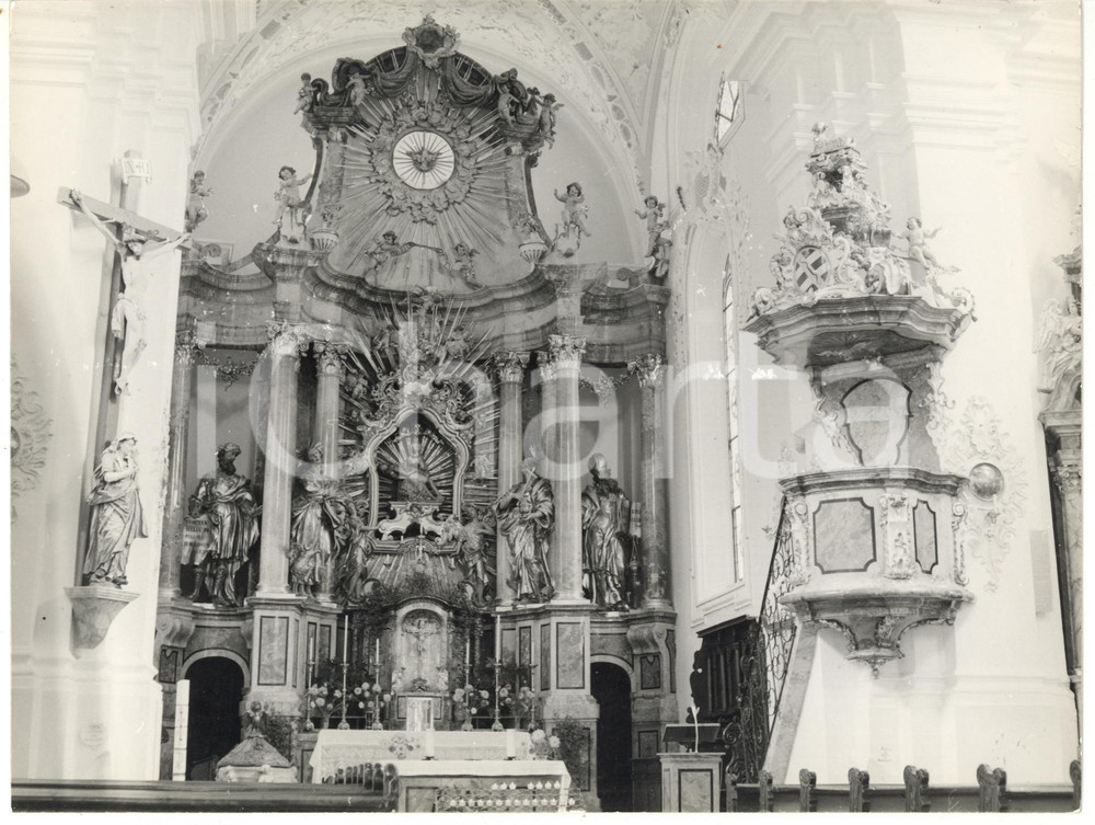 Fotografia d epoca originale 1979 RIFIANO BZ Ciborio del santuario della Madonna Addolorata Foto 24x18 1