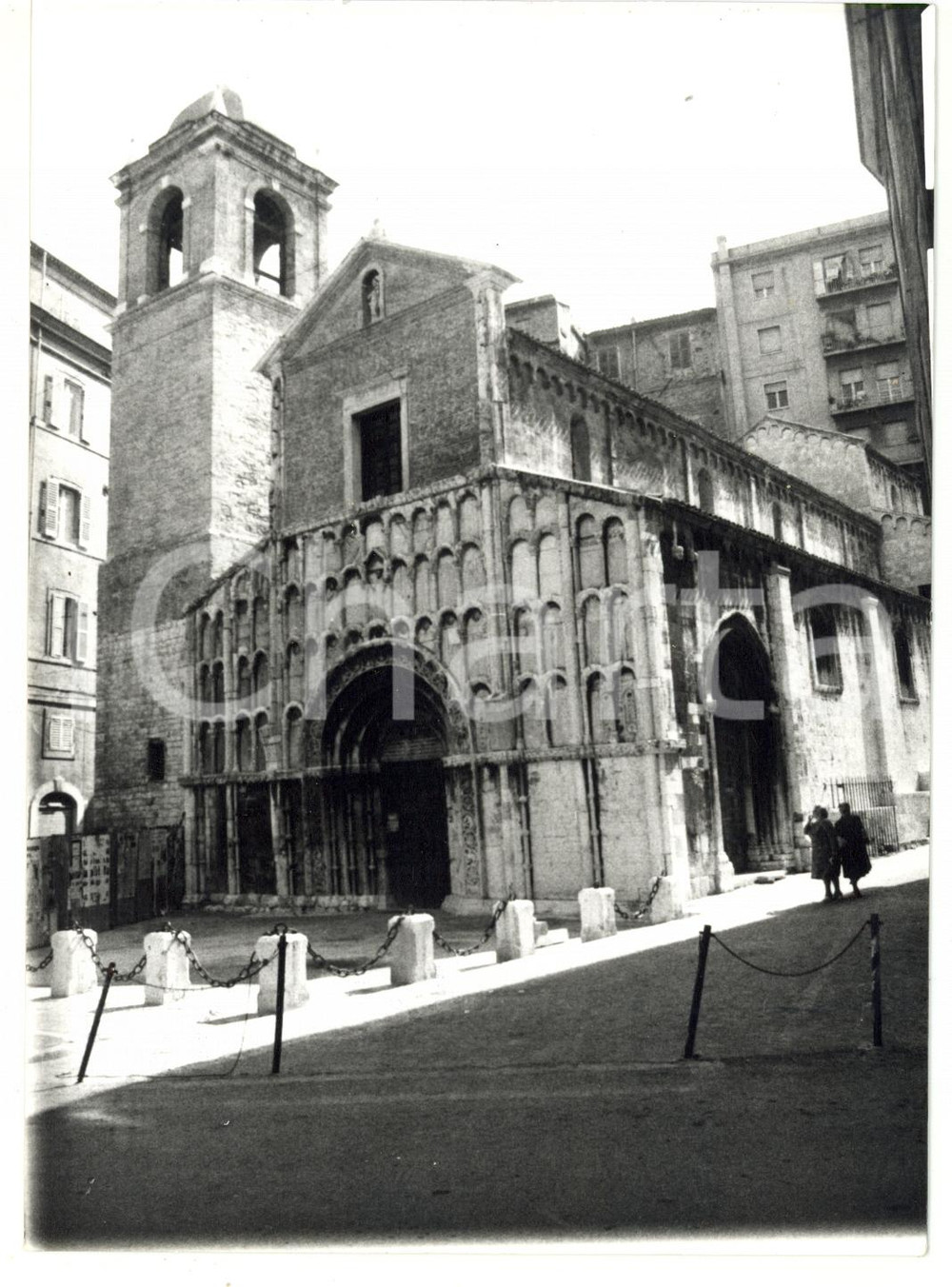 1979 ANCONA Chiesa di Santa Maria della Piazza - Veduta della facciata *Foto