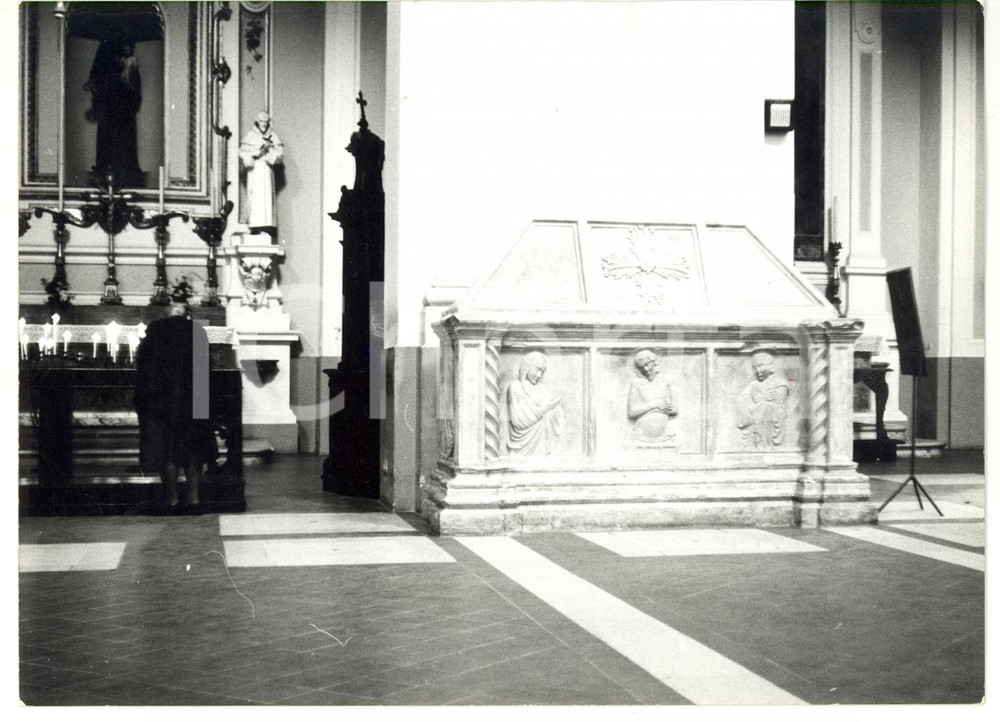 Fotografia d epoca originale 1973 URBINO Convento di San Francesco  Interni Foto VINTAGE 18x13 1