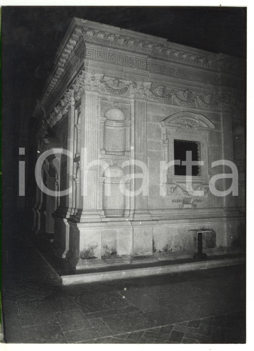 1978 VISSO Santuario di Macereto - Tempietto interno *Foto VINTAGE 13x18