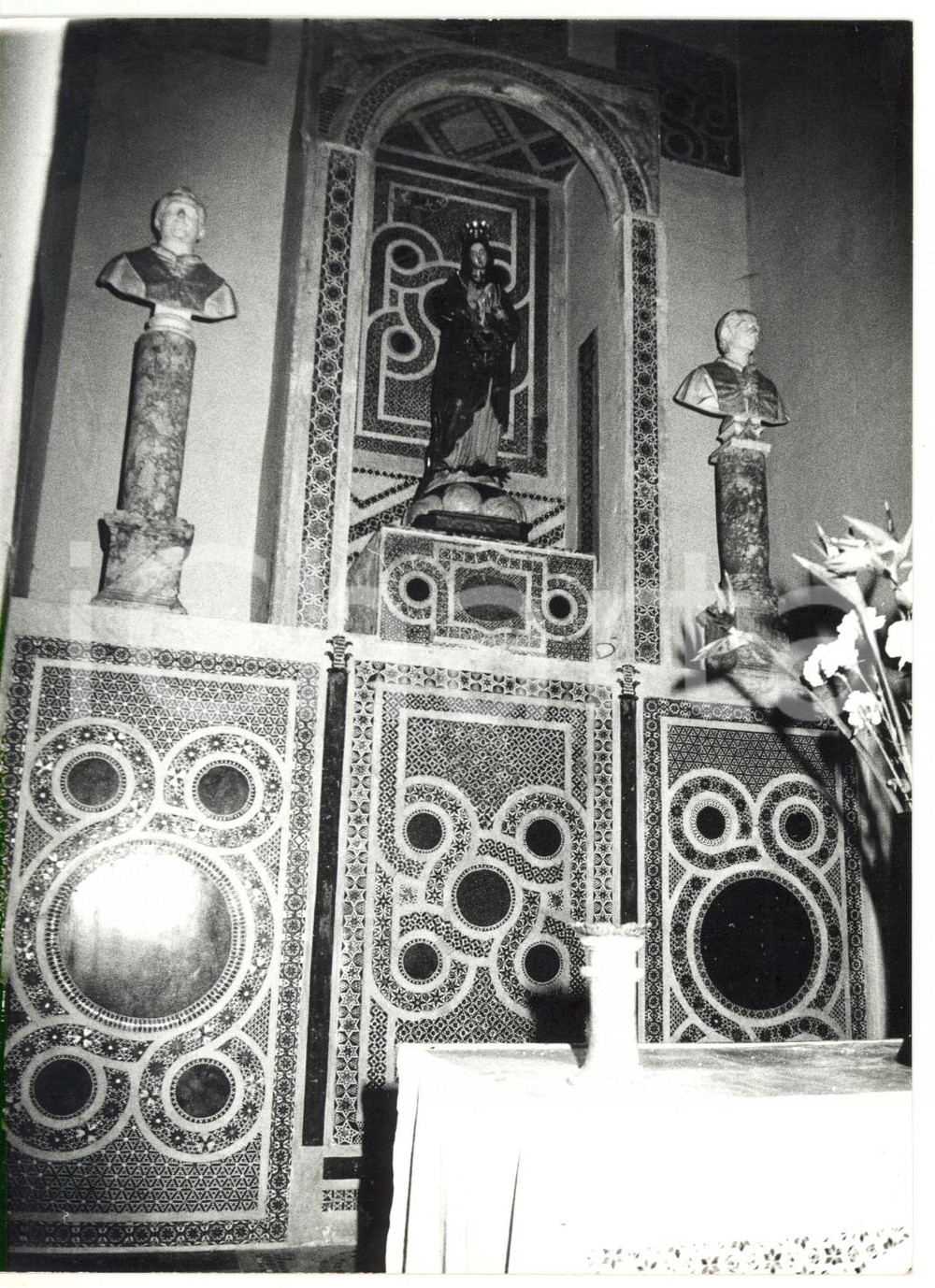 Fotografia d epoca originale 1979 DUOMO DI CAPUA CE Cappella della Madonna Foto VINTAGE 13x18 1