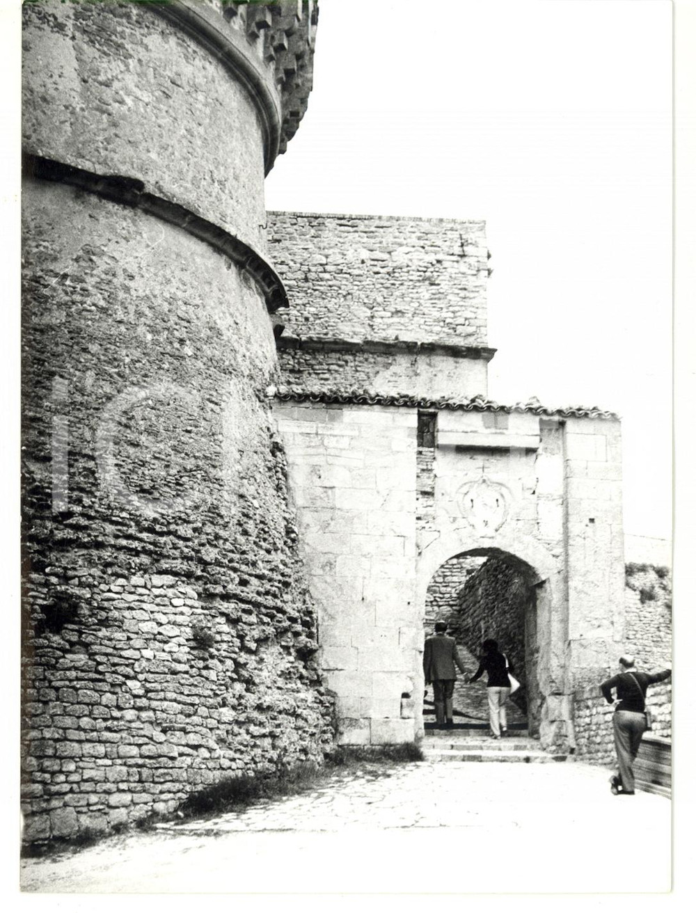1973 SAN LEO (RN) Ingresso al Forte *Fotografia ANIMATA 13x18 cm