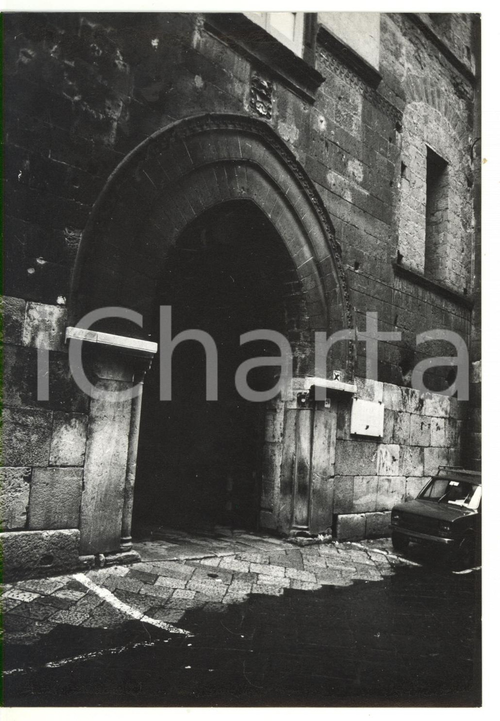 1979 CAPUA (CE) Palazzo Fieramosca - Portale gotico *Foto VINTAGE 13x18