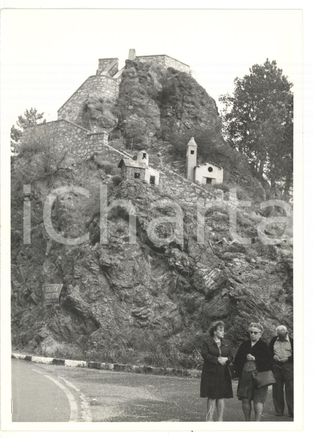 Fotografia d epoca originale 1972 PASSO DEL BRACCO Arrivo alla vetta Foto ANIMATA 13x18 cm 1