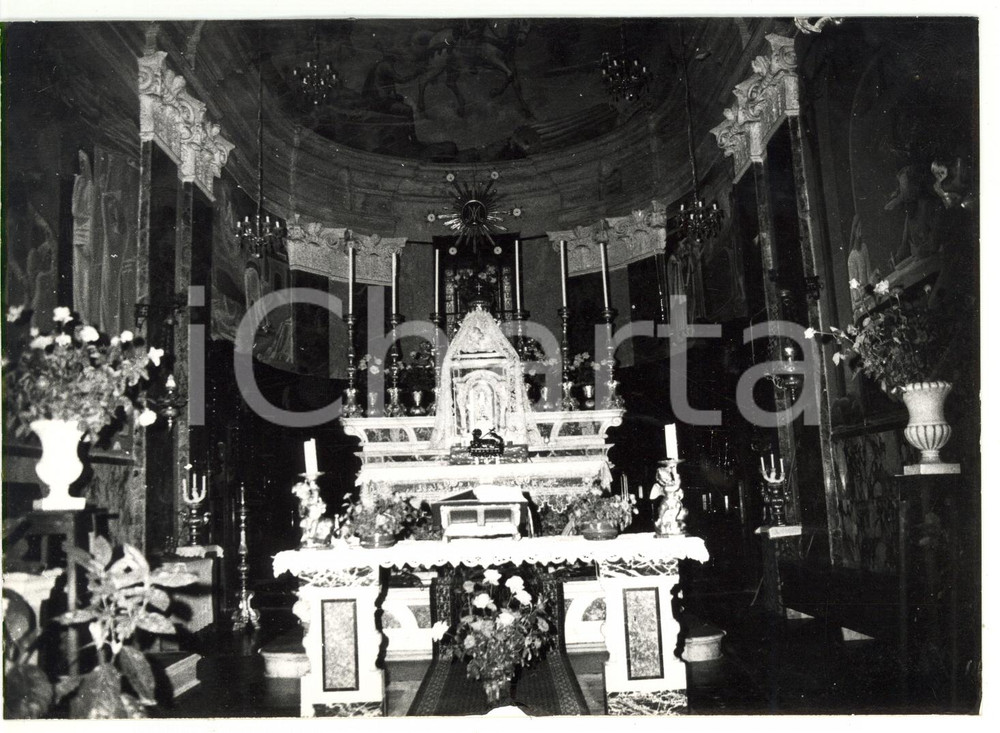 1974 FRAMURA - COSTA Altare della Chiesa di San Martino *Foto VINTAGE 18x13 cm