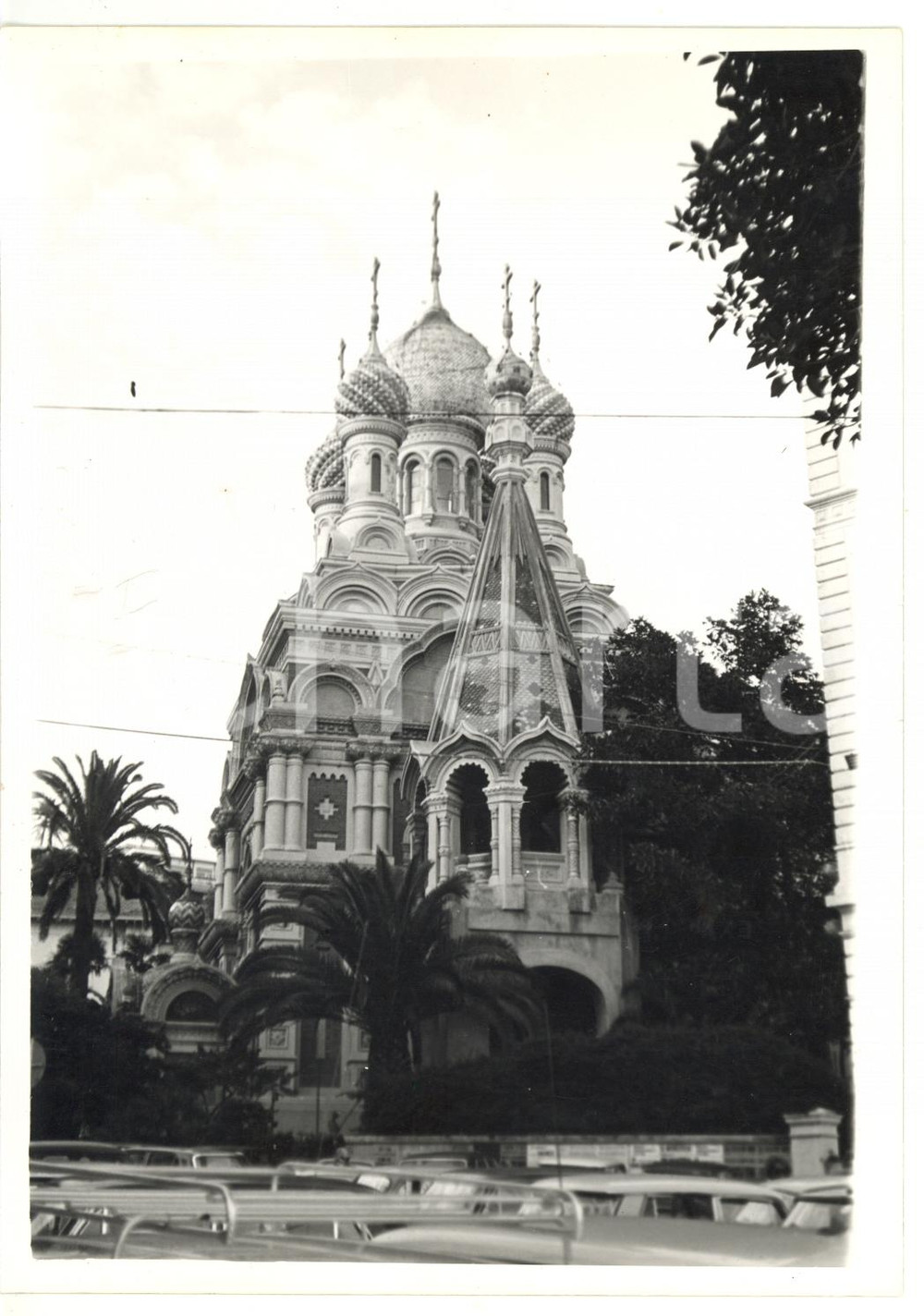 Fotografia d epoca originale 1968 SANREMO Chiesa russa di Cristo Salvatore Foto VINTAGE 13x18 cm 1