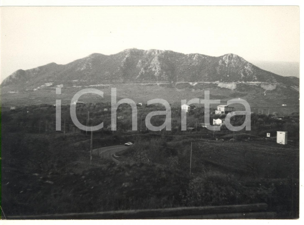 Fotografia d epoca originale 1975 MONTE SORATTE Veduta panoramica Foto VINTAGE 18x13 cm 1