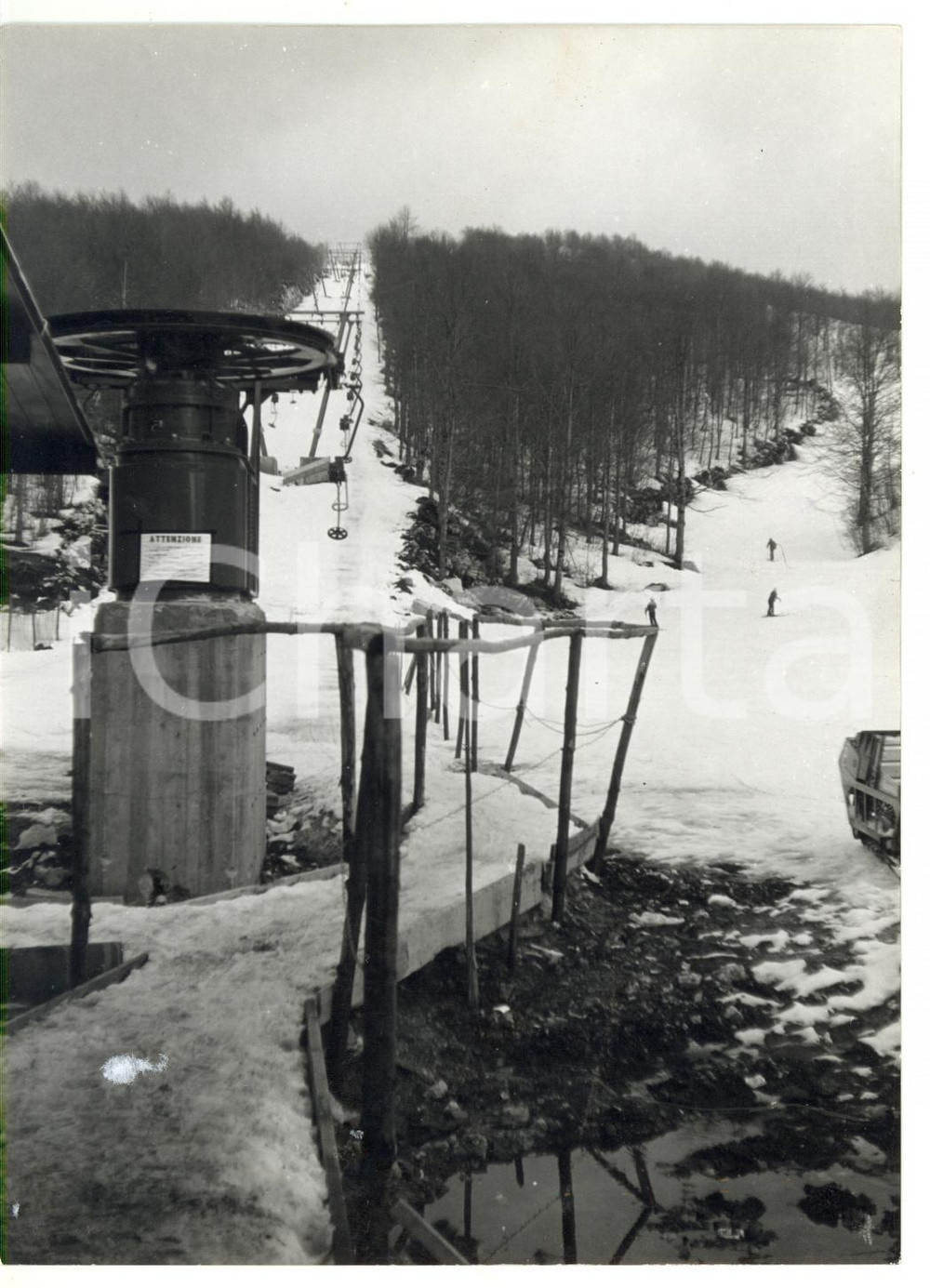 1977 SUBIACO - CAMPO DELL'OSSO Stazione sciistica *Foto VINTAGE 13x18 cm