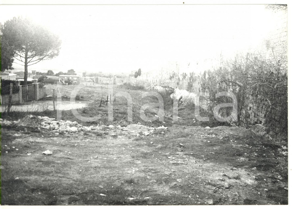 Fotografia d epoca originale 1976 TARQUINIA VT Mura medievali  Fotografia VINTAGE 18x13 cm 1
