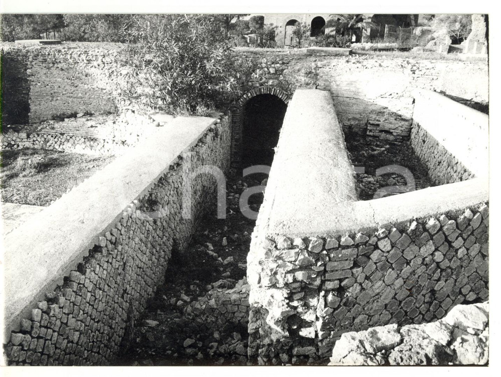 Fotografia d epoca originale 1979 CIVITAVECCHIA RM Terme Taurine  Vasche termali  Foto VINTAGE 18x13 1