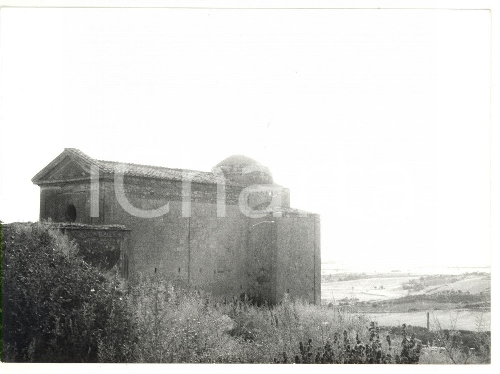 1981 TARQUINIA (VT) Veduta della chiesa di San Giacomo - Foto VINTAGE 18x13 cm