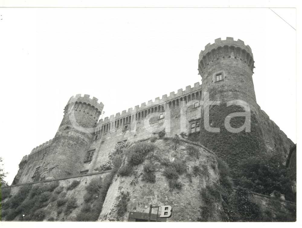 Fotografia d epoca originale 1977 BRACCIANO Castello OrsiniOdescalchi  Veduta panoramica Foto VINTAGE 1