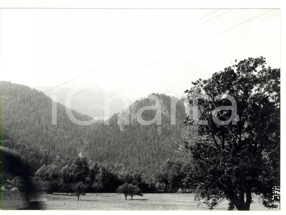 Fotografia d epoca originale 1978 OULX  SAVOULX Veduta della punta CLOTESSE Foto ARTISTICA 18x13 cm 1