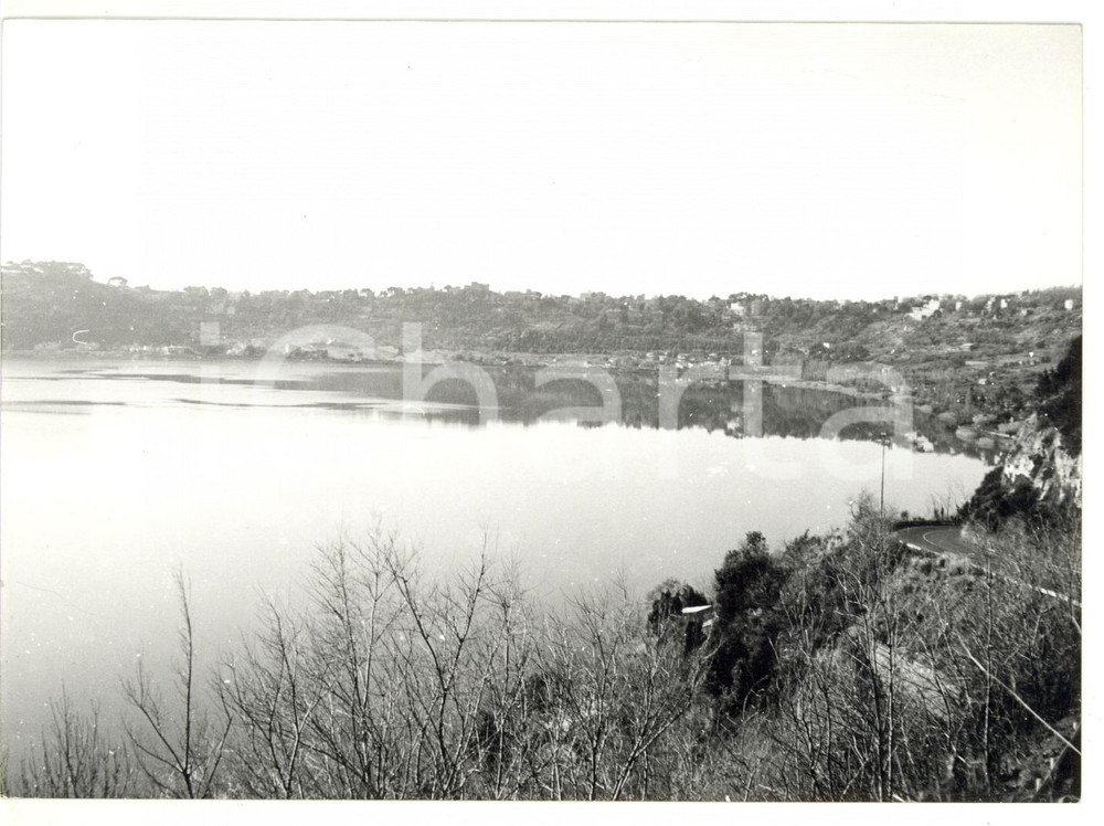 Fotografia d epoca originale 1977 LAGO ALBANO Veduta panoramica  Fotografia VINTAGE 18x13 cm 1
