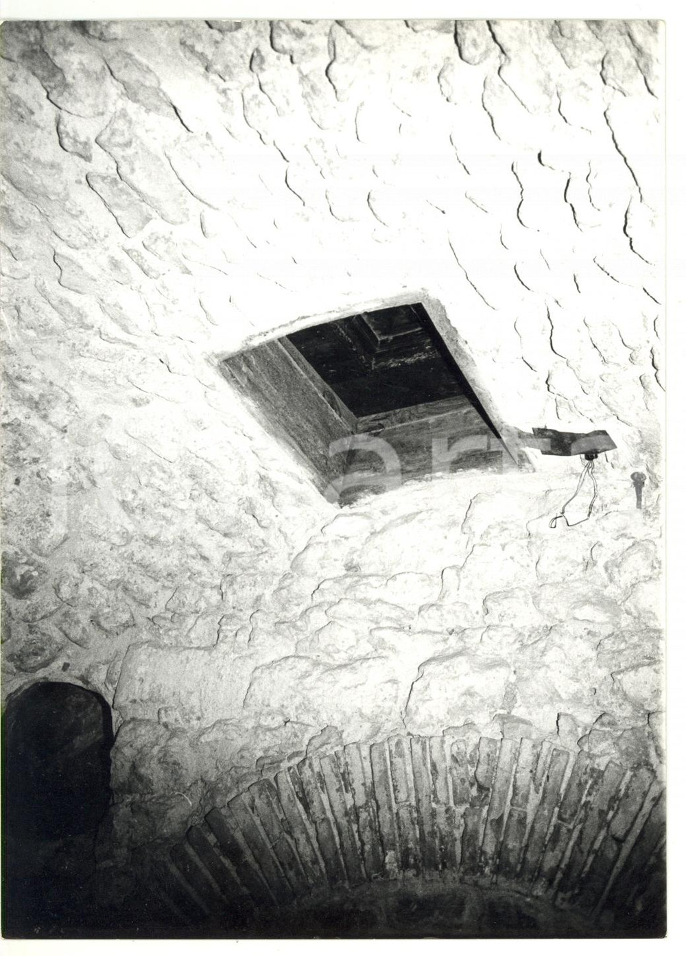 1973 SAN LEO (RN) Prigione di Cagliostro - Botola sul soffitto *Foto 13x18 cm