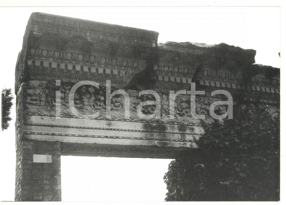 Fotografia d epoca originale 1979 AQUILEIA Via Sacra  Resti colonnato romano Foto VINTAGE 18x13 cm 1