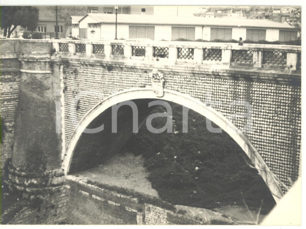 1974 TIVOLI (RM) Veduta del Ponte Gregoriano *Fotografia VINTAGE 18x13 cm