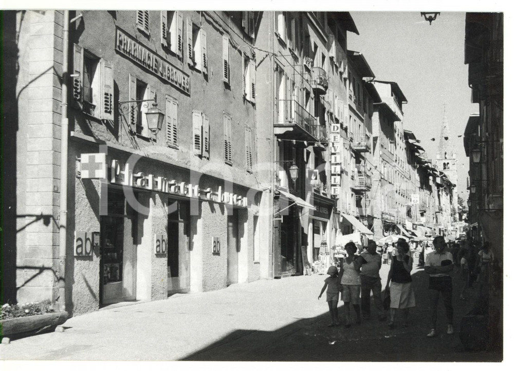 1981 BARCELONNETTE (FRANCE) Rue Manuel - Scorcio caratteristico *Foto VINTAGE