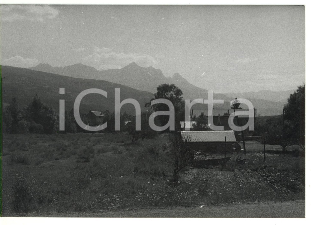 1981 JAUSIERS (FRANCE) Veduta panoramica della campagna *Foto VINTAGE 18x13 cm