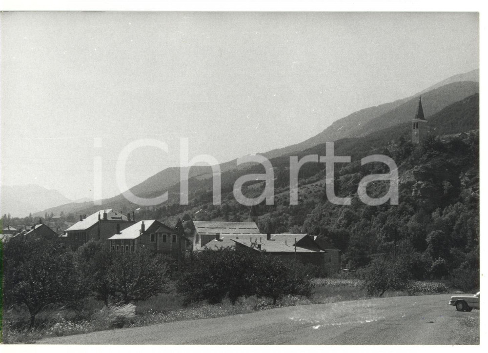 Fotografia d epoca originale 1981 JAUSIERS FRANCE Veduta dell abitato Fotografia VINTAGE 18x13 cm 1