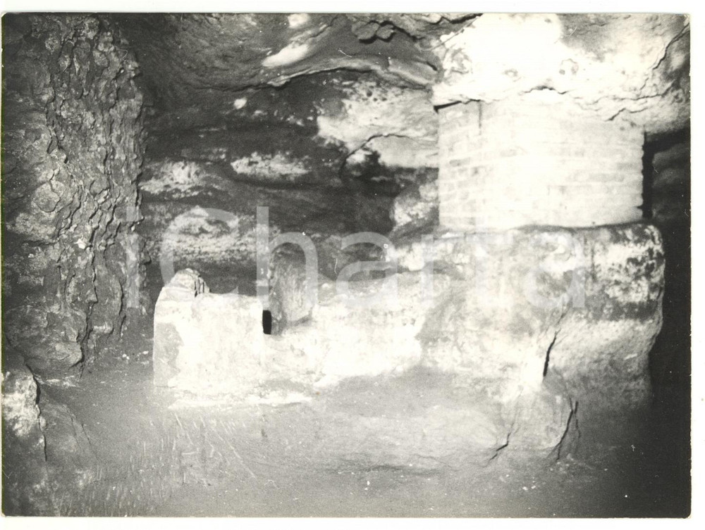Fotografia d epoca originale 1979 ALBANO LAZIALE ROMA Veduta Catacombe di San Senatore Fotografia 1